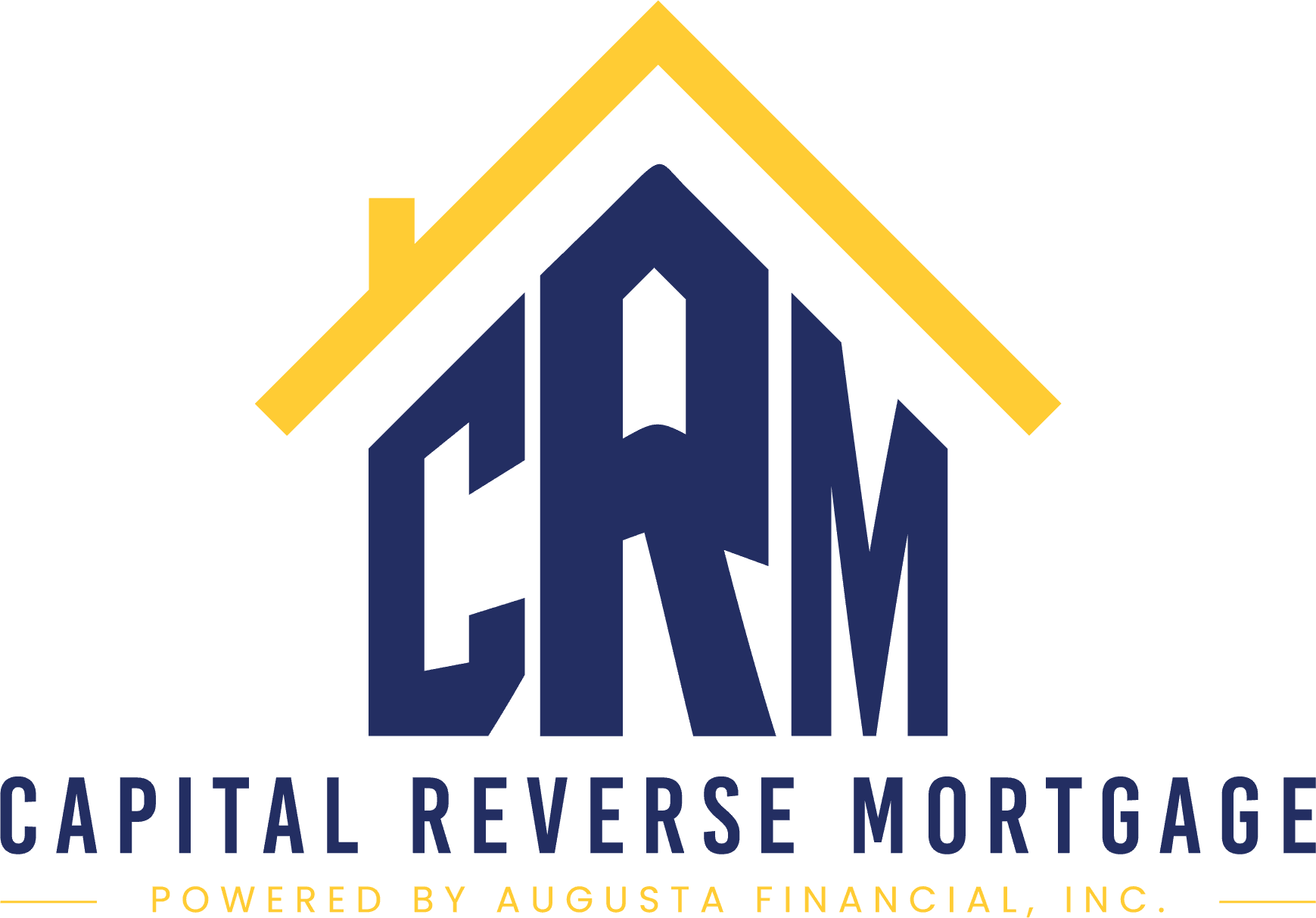 Capital Reverse Mortgage logo with house roof icon
